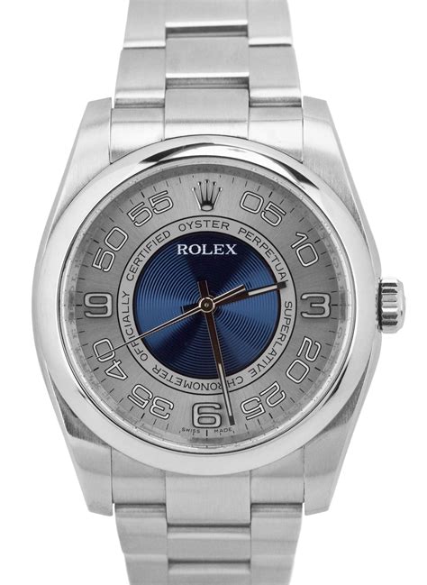 rolex 116000 silver|Rolex 116000 blue.